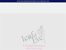 Tablet Screenshot of leafofeveonline.com